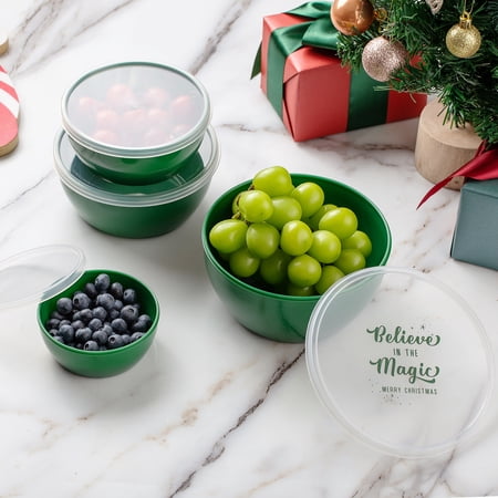 Cook with Color 8 Piece Prep Bowl - Green