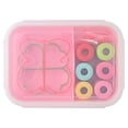 thumbnail image 1 of Cook with Color 20-Piece Kids Plastic Bento Box Lunch Container Set with Sandwich Cutters, Butterfly, 1 of 5