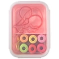 thumbnail image 1 of Cook with Color 20-Piece Kids Plastic Bento Box Lunch Container Set with Sandwich Cutters, Strawberry, 1 of 5
