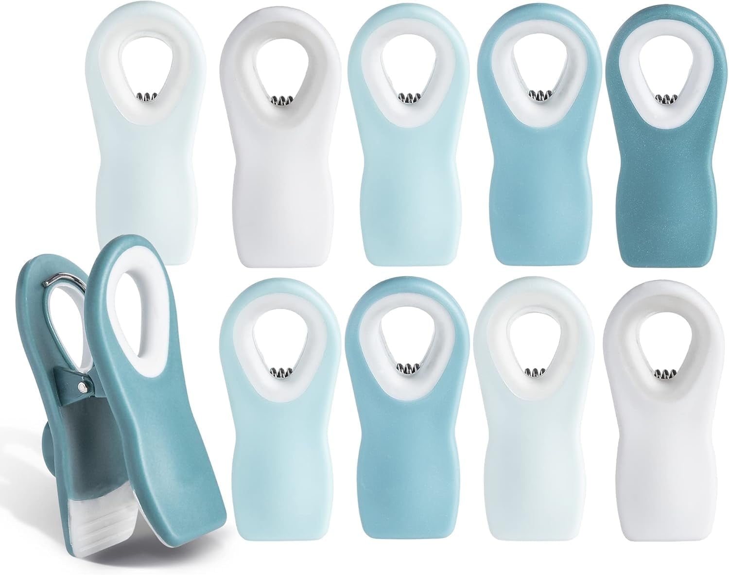 COOK WITH COLOR Chip Clips for Bags - Magnetic Bag Chips Set of 10 - Walmart.com