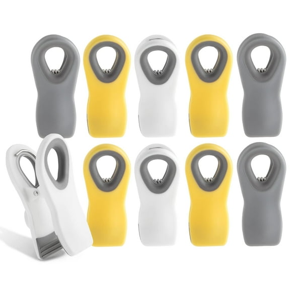 COOK WITH COLOR Chip Clips for Bags - Magnetic Bag Chips Set of 10