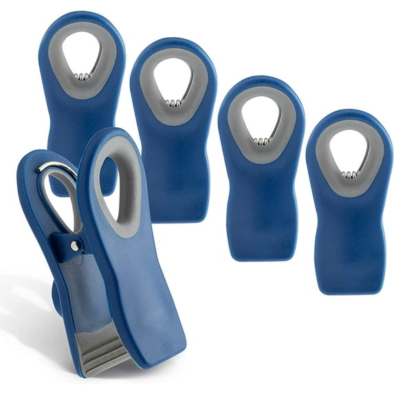 Cook with Color Chip Clips for Bags - Magnetic Bag Chips Set of 5