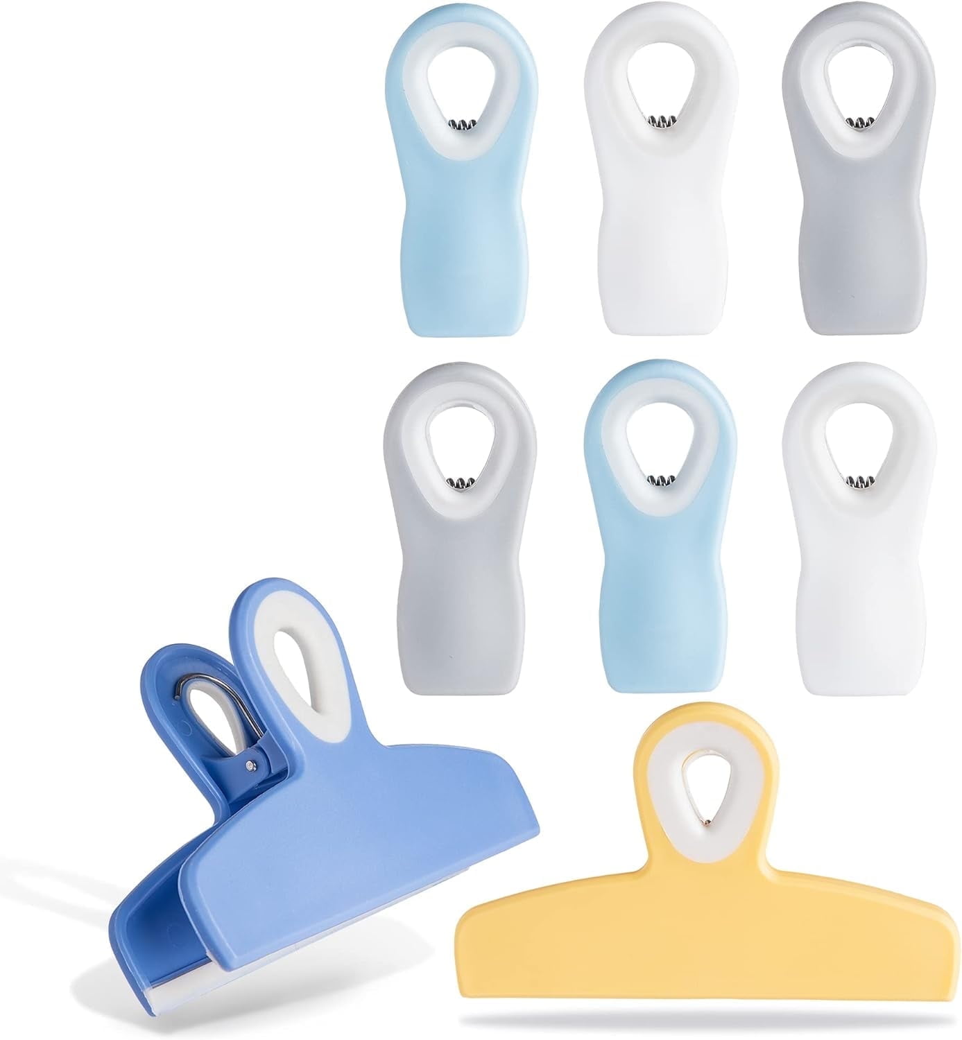 COOK WITH COLOR Chip Clips for Bags - Magnetic Bag Chips Set of 8