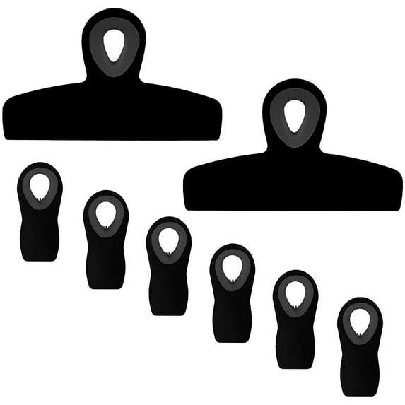 Cook with Color Chip Clips for Bags - Magnetic Bag Chips Set of 8