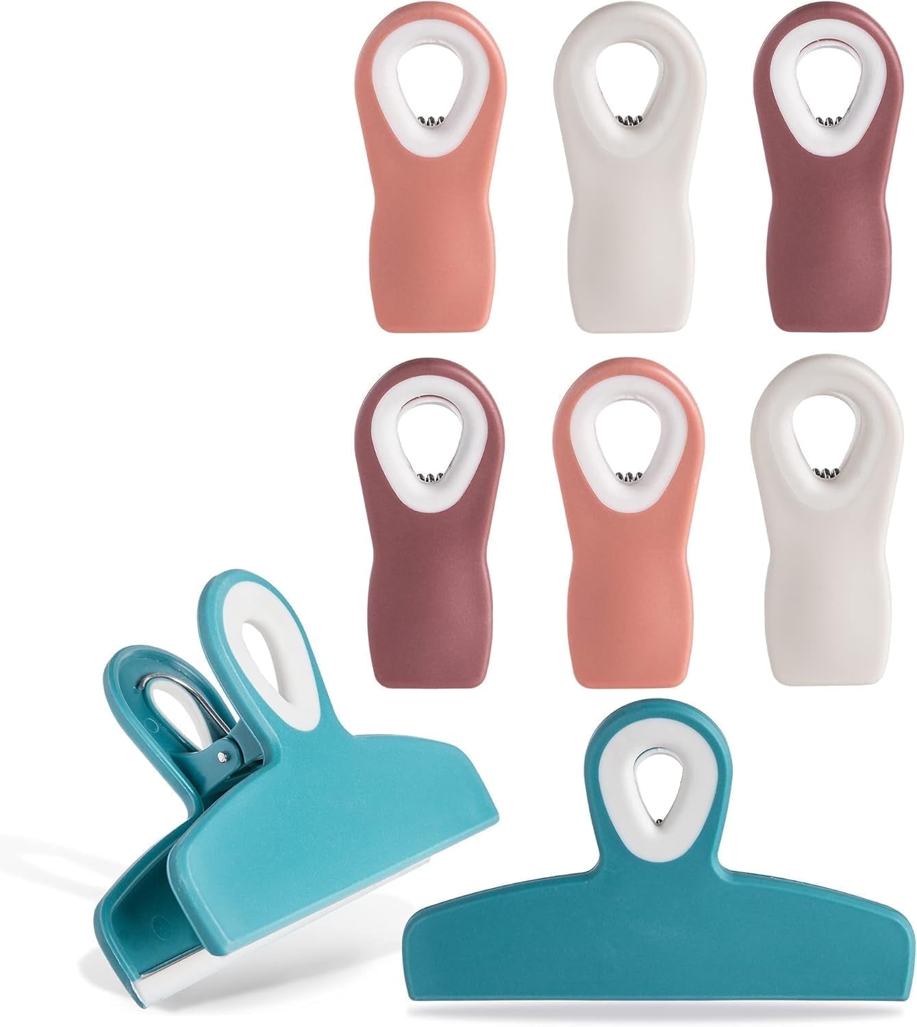 COOK WITH COLOR Chip Clips for Bags - Magnetic Bag Chips Set of 8
