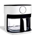 thumbnail image 1 of Cook With Color Air Fryer, 5.5Qt Glass Air Fryer, 1400W, 8 Presets, White, 1 of 7