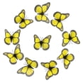 thumbnail image 1 of CookMate 3D Butterfly Wall Stickers,10Pcs 12cm Monarch Butterflies,Colorful Removable Decals for Bedroom Nursery Living Room Party Holiday Crafts Decor (Yellow), 1 of 5