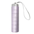 thumbnail image 1 of CookMate 7 Day Metal Pill Organizer,Lilac Large Capacity Stackable Waterproof Weekly Pill Box,Twist-Lock Aluminum Alloy Medicine Case,Portable Vitamin Supplement Container for Travel and Daily Use, 1 of 6