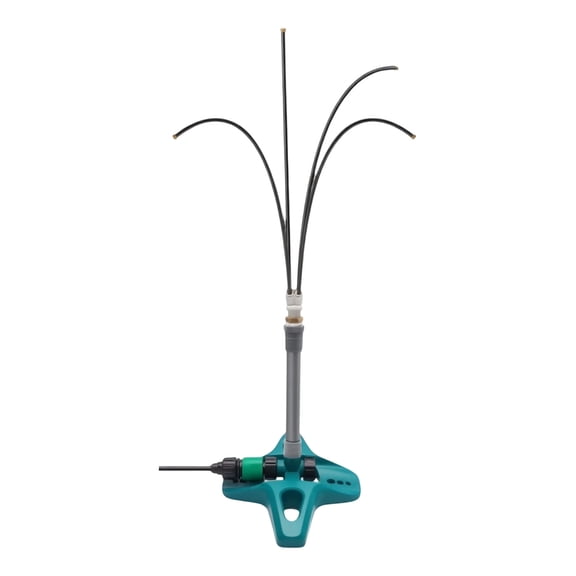 CookMate Adjustable Standing Misting System,24.8in Outdoor Cooling Sprayer with Flexible Nozzles,Portable Garden Water Mister for Patio Pool Yard Party