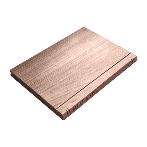 CookMate Book-Shaped Wooden Cutting Board Set 3 Separate Prep Boards With Storage Stand For Meat Vegetables Fruit And Cheese