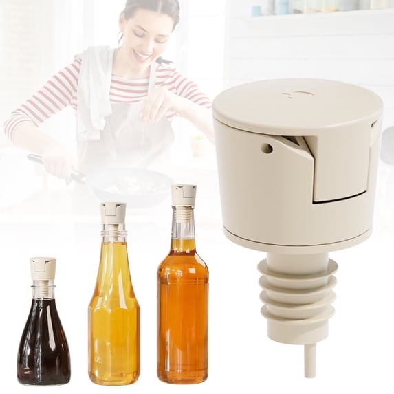 CookMate Flip Oil Pour Spout Bottle Stopper Leak‑proof Dispenser Nozzle Replacement Cap For Olive Oil Vinegar Kitchen Glass Bottles