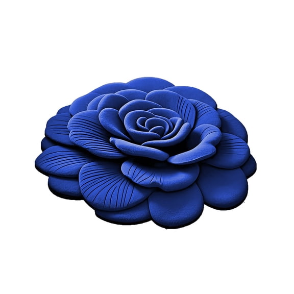 CookMate Rose Shaped Floral Decorative Area Rug Small Washable Floor Mat For Powder Room Bathroom Living Room Home Interior Decoration
