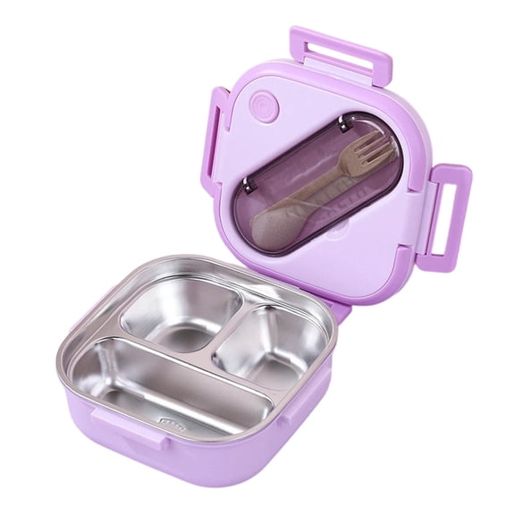 CookMate Stainless Steel Thermal Lunch Box Insulated Bento Container Portable Meal Storage Case With Utensils For Work Outdoor Picnic Daily Meal Prep