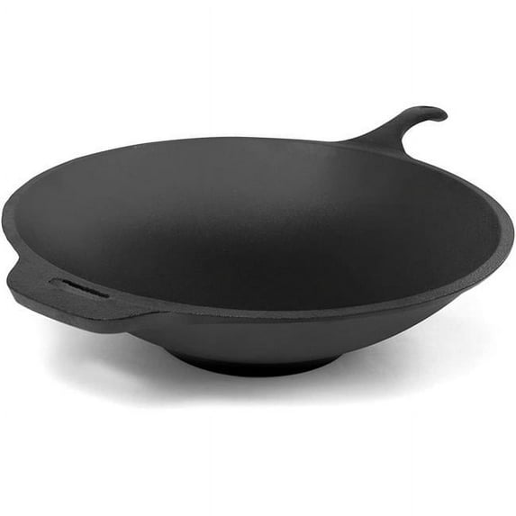 CookPro 13" Heavy Duty Pre-Seasoned Cast Iron Wok