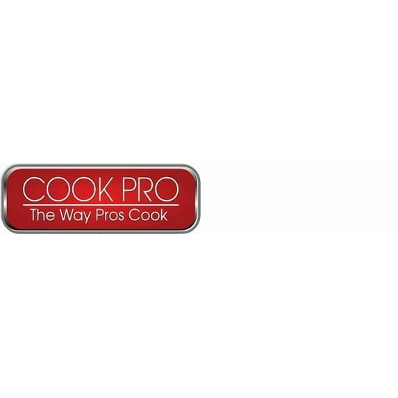 CookPro 3 Pc Cast Iron Skillet Set w/Red Enamel Coating