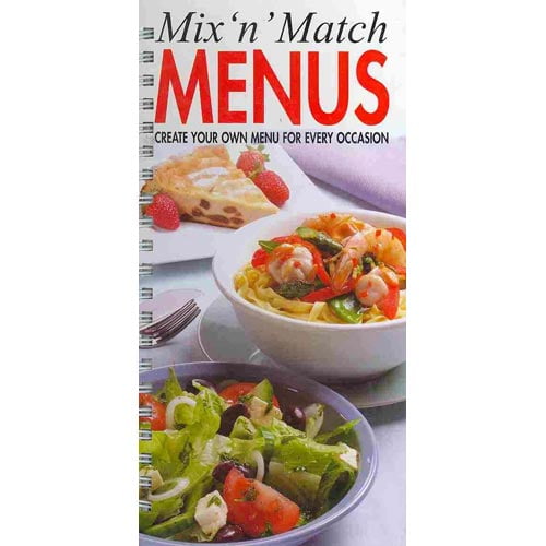 Pre-Owned Cookbook English: Mix & Match Menus (Hardcover)