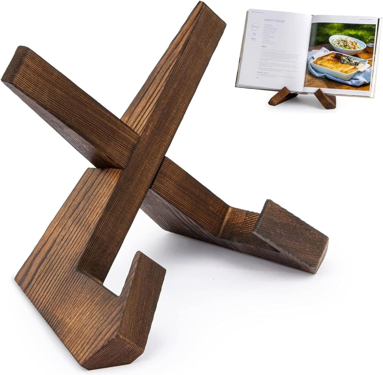 Cookbook Stand Book Stand for Reading Cookbook Holder for Kitchen ...