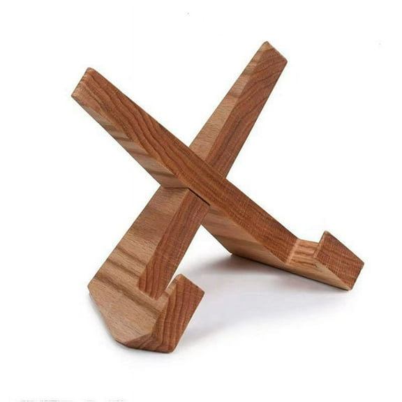 Cookbook Stand, Handmade Wooden Cookbook Holder, Recipe Book Holder for Display Stand, Farmhouse Book Stand