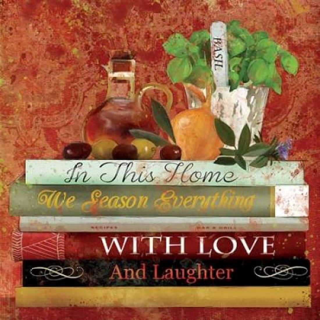 Cookbooks I Canvas Art - Carol Robinson (24 x 24)