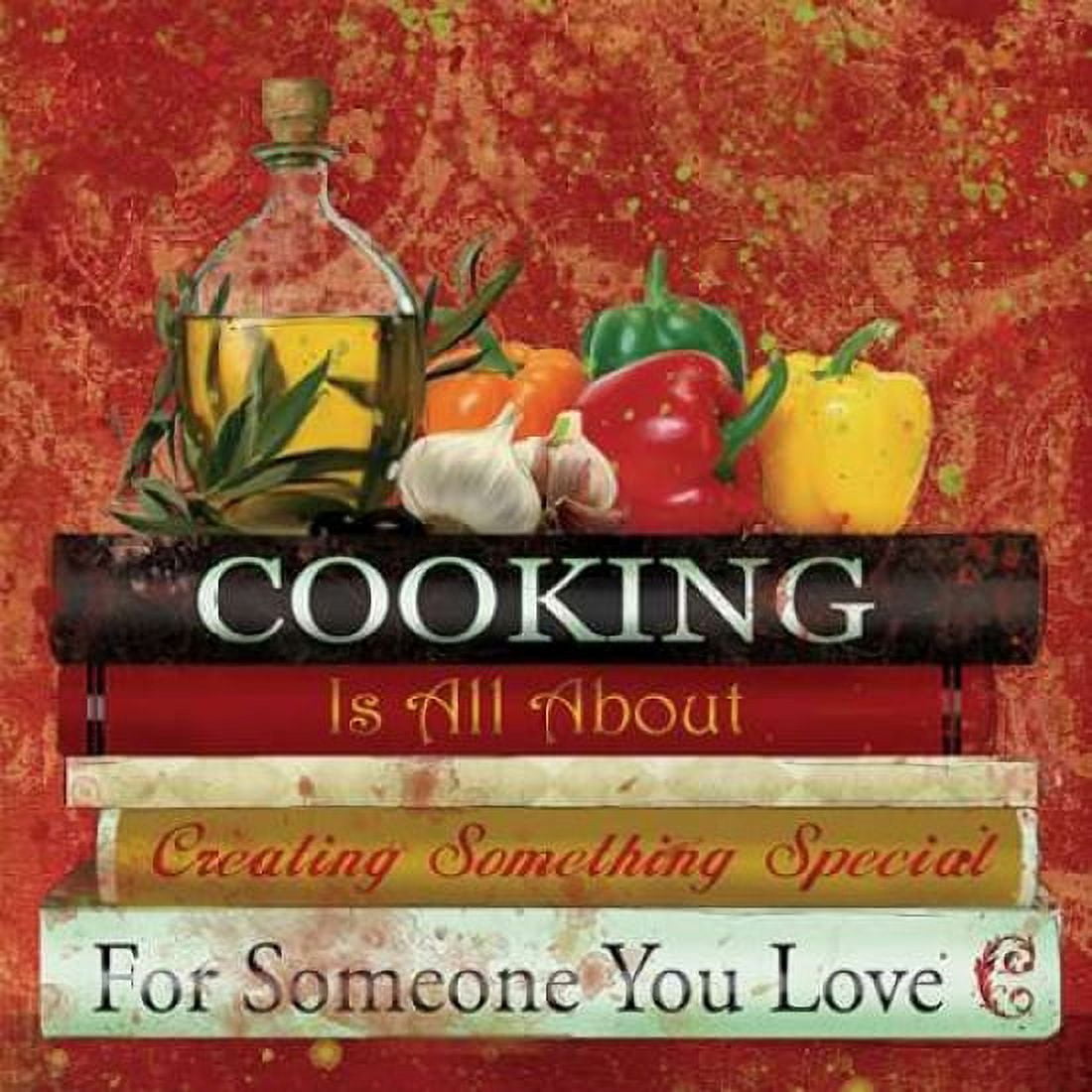 Cookbooks II Canvas Art - Carol Robinson (24 x 24)