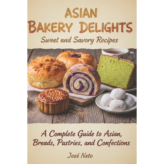 Cookbooks & Culinary Recipes Asian Bakery Delights: Sweet and Savory Recipes: A Complete Guide to Asian Breads, Pastries, and Confections, (Paperback)