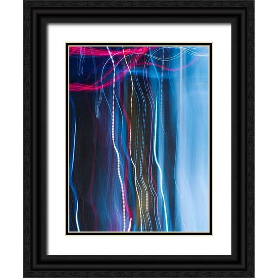 Cooke, William 25x32 Black Ornate Wood Framed with Double Matting Museum Art Print Titled - Stems II