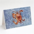 thumbnail image 1 of Cooked Crab Cool Blue Water Greeting Cards & Envelopes - Pack of 8, 1 of 1