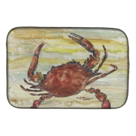Cooked Crab Yellow Sky Dish Drying Mat