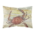 thumbnail image 1 of Cooked Crab Yellow Sky Fabric Standard Pillowcase, 1 of 1