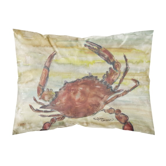 Cooked Crab Yellow Sky Fabric Standard Pillowcase