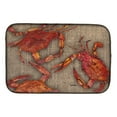 thumbnail image 1 of Cooked Crabs on Faux Burlap Dish Drying Mat, 1 of 7