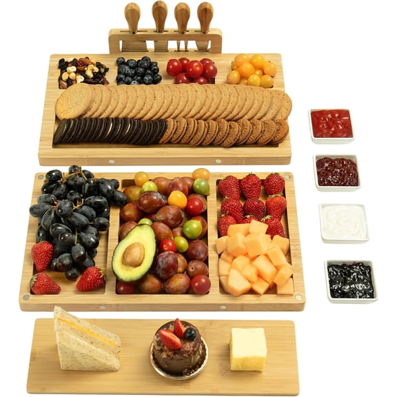 Cooked food board cheese tray set. Wedding gifts, newlyweds, brides giving gifts. Different specifications to choose from