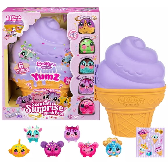 Cookeez Makery Party Series Scented Plush Pet Collector's Case (11 RANDOM Characters)