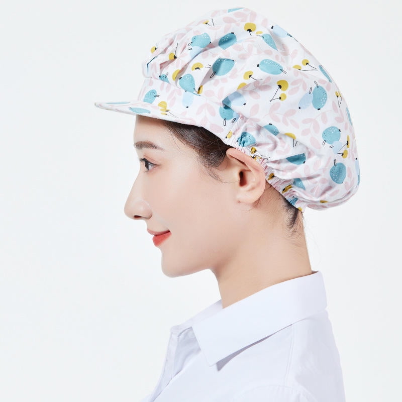 Cooker Catering Canteen Restaurant Food Service Cook Hat Chef Cap Hair