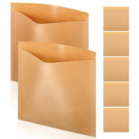 Cookie Bags Gifting Grease-Resistant Coated Paper Pouches Bakeries New Year Simple Look 200Pcs