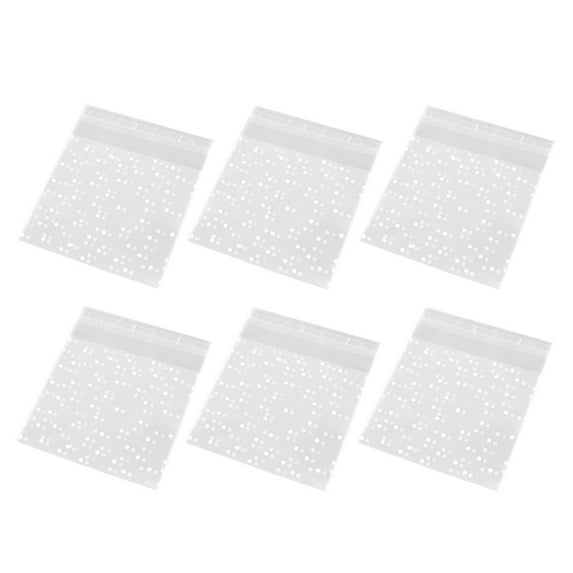 Cookie Bags Packaging 100 Pcs for Party Favors Self-adhesive Biscuit