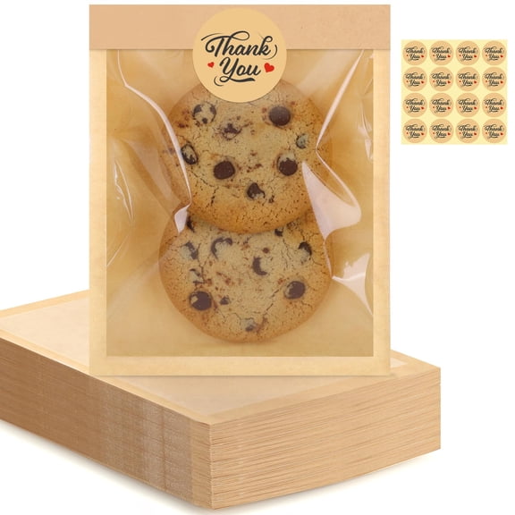 Cookie Bags with Seal, Self Sealing Paper