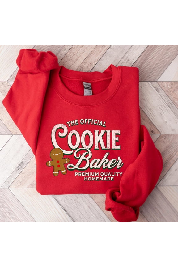 Cookie Baker Sweatshirt, Baking Shirt, Sweatshirt, Baking Shirt, Bakers, Apparel Tshirt All Size S-5XL