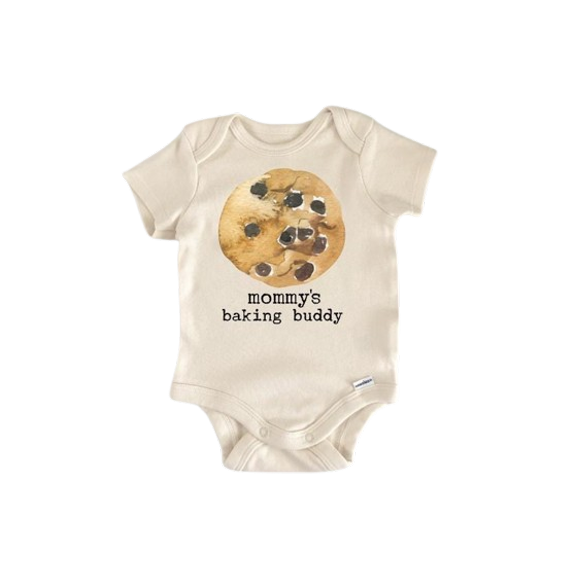 Cookie Baking Chef - Baby Boy Girl Clothes Infant Bodysuit Funny Cute Newborn 1
