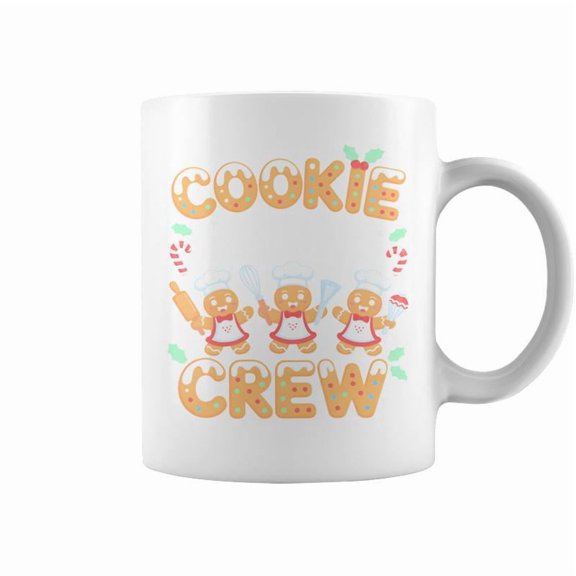 Cookie Baking Crew Christmas Gingerbread Baking Coffee Mugs