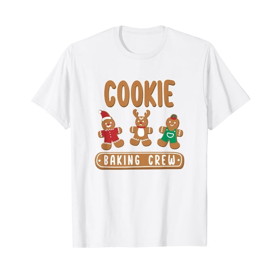 Cookie Baking Crew Christmas Gingerbread Cookie Baking Team T-Shirt
