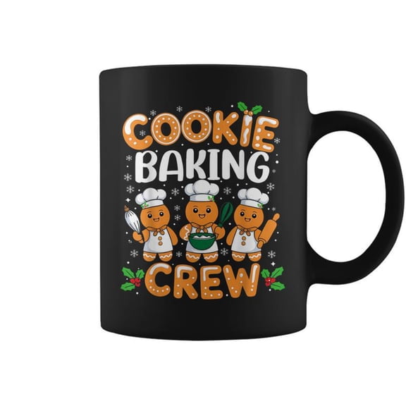 Cookie Baking Crew Christmas Gingerbread Team Squad Family Coffee Mugs