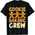 thumbnail image 1 of Cookie Baking Crew Gingerbread Men - Cute Family Baking T-Shirt, 1 of 5