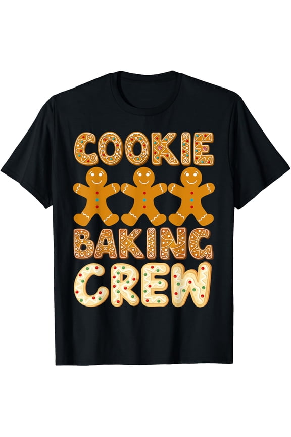 Cookie Baking Crew Gingerbread Men - Cute Family Baking T-Shirt