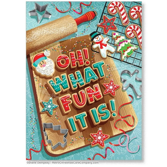 Cookie Baking Fun Christmas Cards | Package of 8