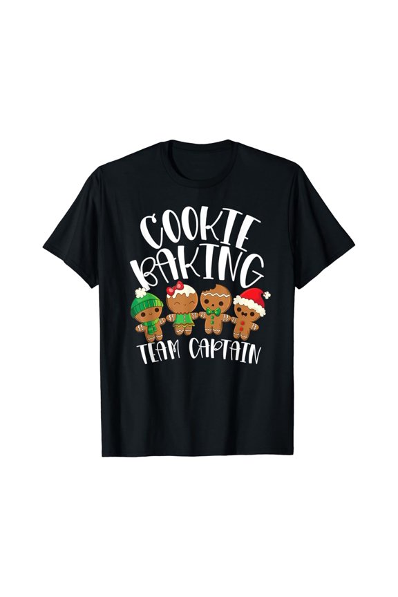 Cookie Baking Team Captain bakers Gingerbread T-Shirt Tshirt All Size S-5XL