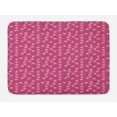thumbnail image 1 of Cookie Bath Mat, Macaroons with Cream in Between Floating Sugar Themed Graphic, Plush Bathroom Decor Mat with Non Slip Backing, 29.5" X 17.5", Pale Fuchsia Dried Rose, by Ambesonne, 1 of 2