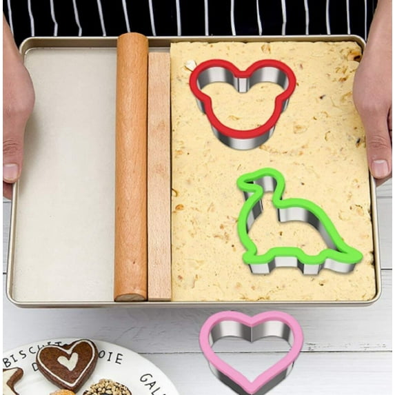Cookie Biscuit Stainless Steel Cutter Set– Pastry & Sandwich Cutter Kitchen Tool