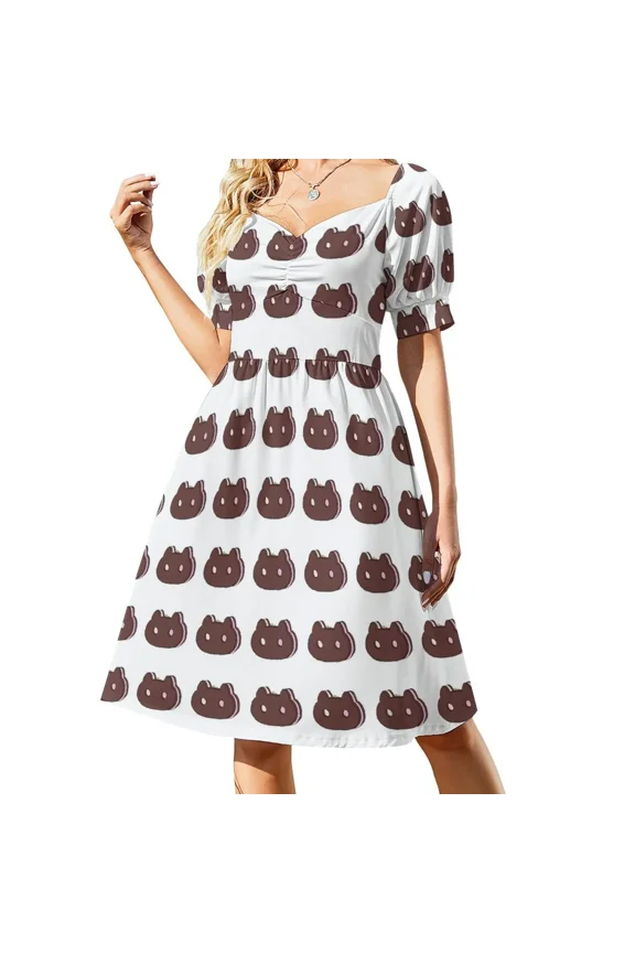 Cookie Cat Sleeveless Dress Bridesmaid dress woman prom dresses 2024