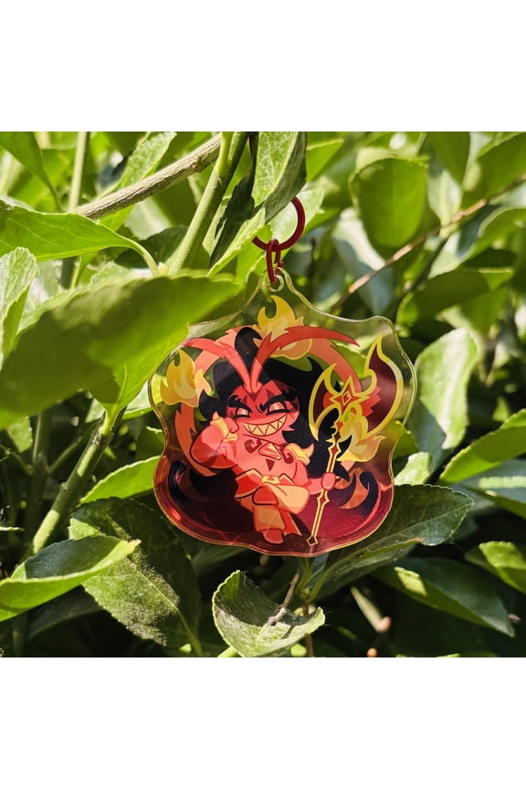 Cookie Character Acrylic Keychain, Game Inspired